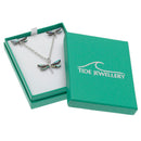 Talbot Fashions Natural dragonfly set