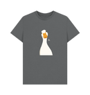 Slate Grey Printed T-shirt Front