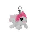 Tiny softies axolotl keyring