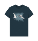 Denim Blue Printed T-shirt Front