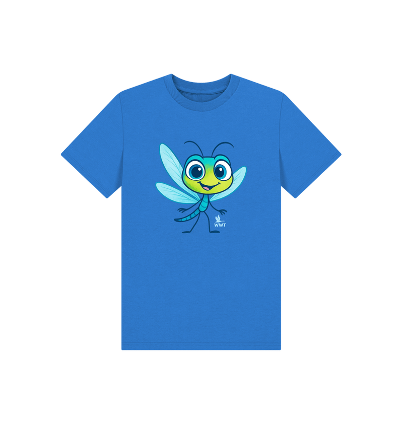 Bright Blue Printed Kids T-Shirt