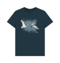 Denim Blue Printed T-shirt Front