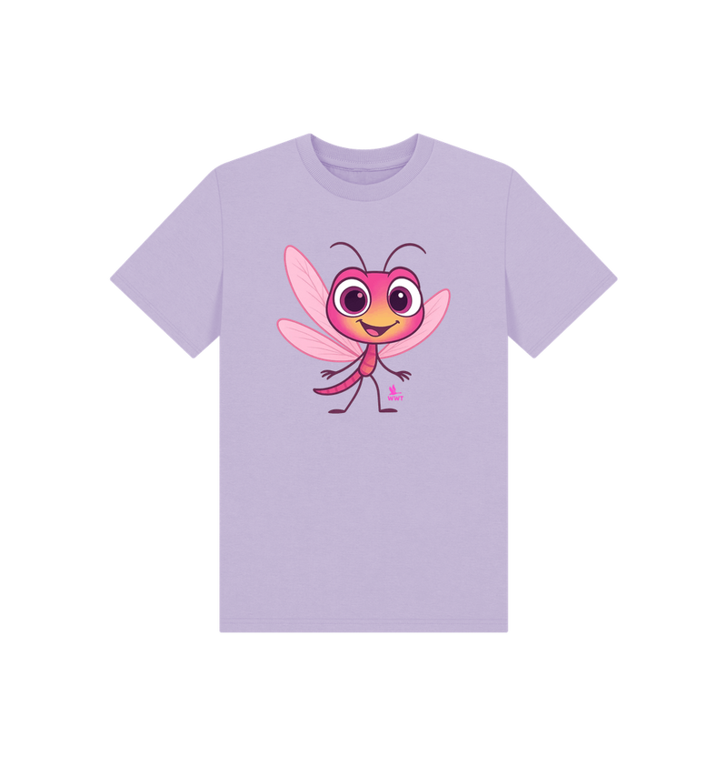 Soft Lilac Printed Kids T-Shirt