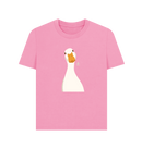 Rose Pink Printed T-shirt Front