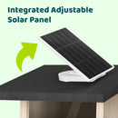 Intregrated solar panel included