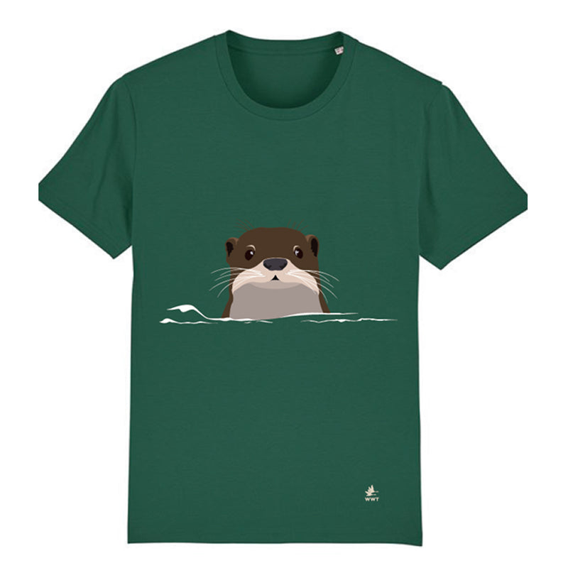 Adult Otter T-shirt - Green