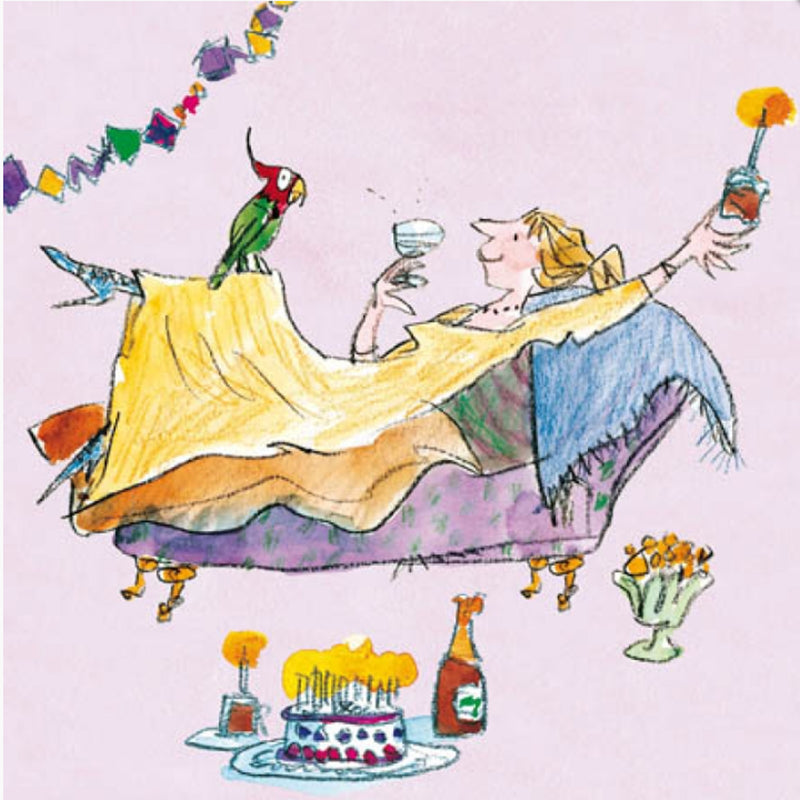 Quentin Blake - And Relax Card