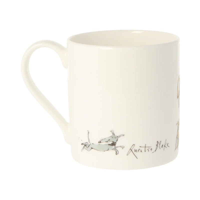 Quentin Blake 'Animal Lover' bone china mug