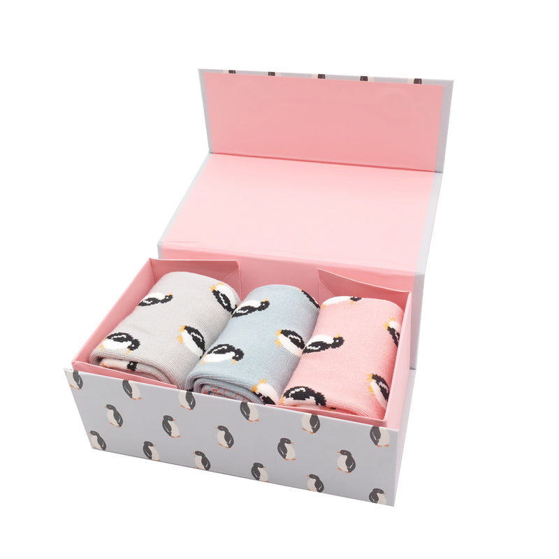 Ladies little penguin sock box