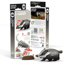 Eugy 3D Badger Model Craft Kit