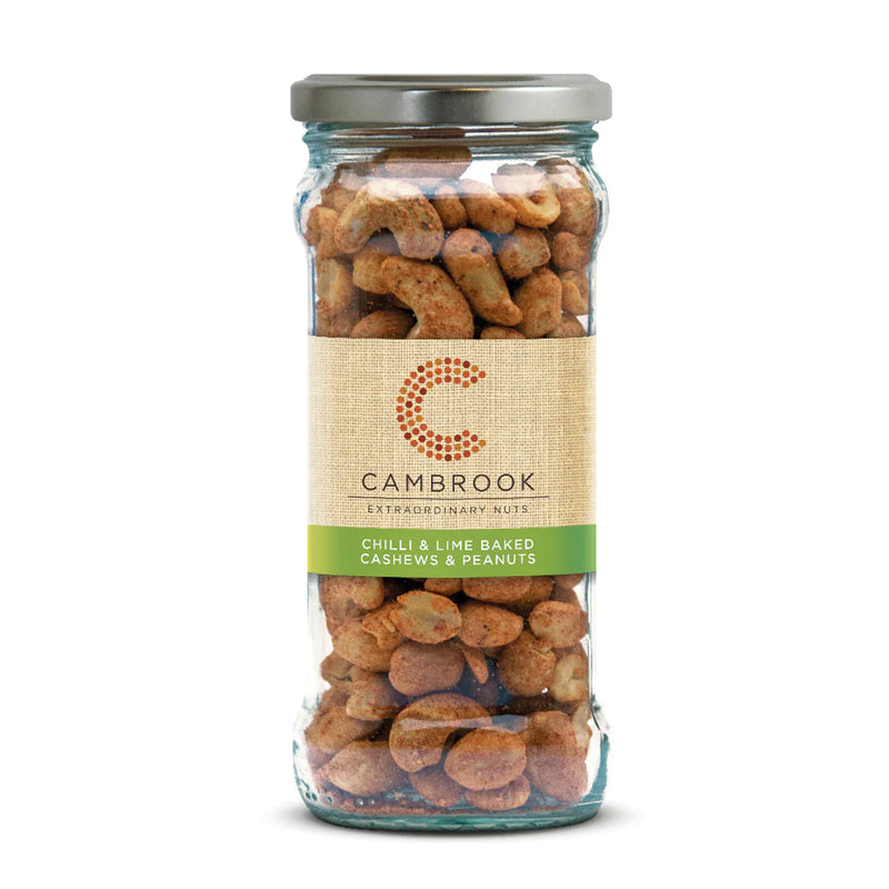 Cambrook chilli and lime baked cashews and peanuts