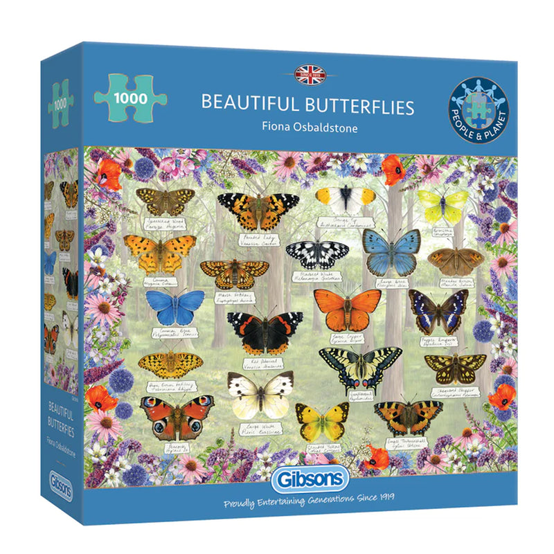 Beautiful butterflies jigsaw puzzle 1000pcs