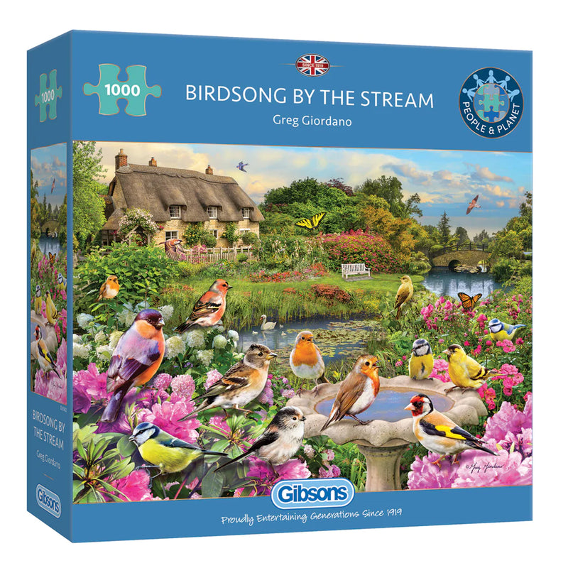 Birdsong by the Stream jigsaw puzzle 1000 pieces