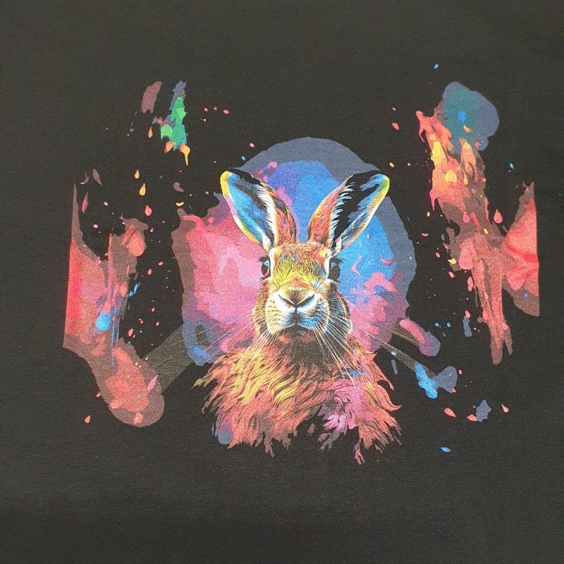 Adult Hare t-shirt - black