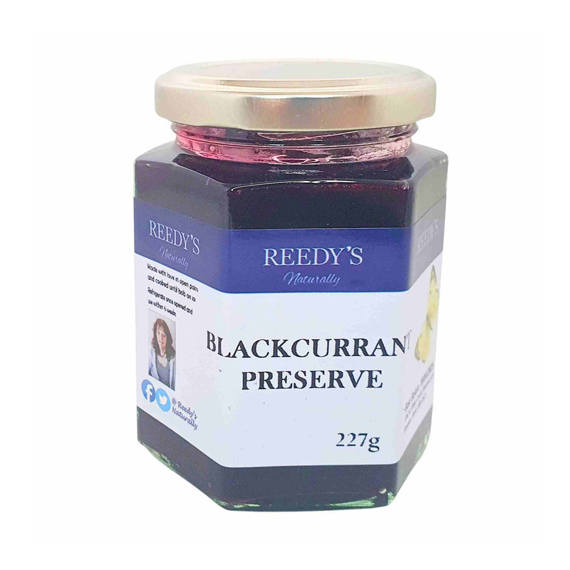 Reedy's Naturally, Blackcurrent Preserve 227g