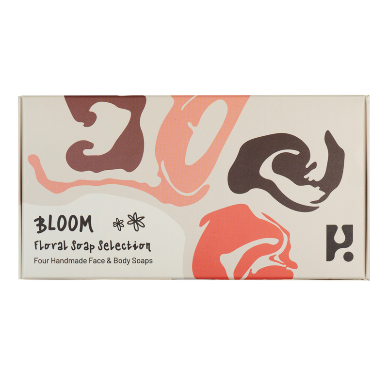 Bloom soaps gift box from Och Vegan Cosmetics