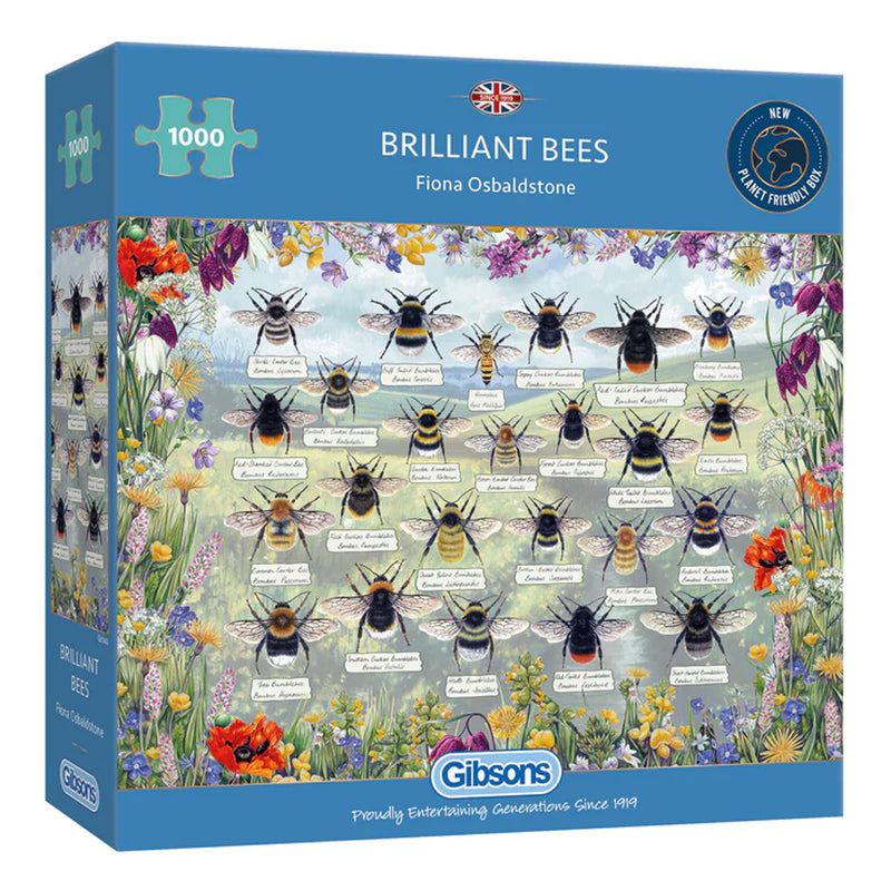 Brilliant bees jigsaw puzzle 1000 pieces