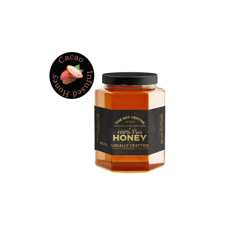 The Bee Centre wildflower honey infused with Cacao