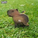 Eugy 3D Capybara Model Craft Kit