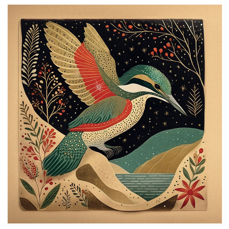 Christmas Kingfisher Christmas Cards