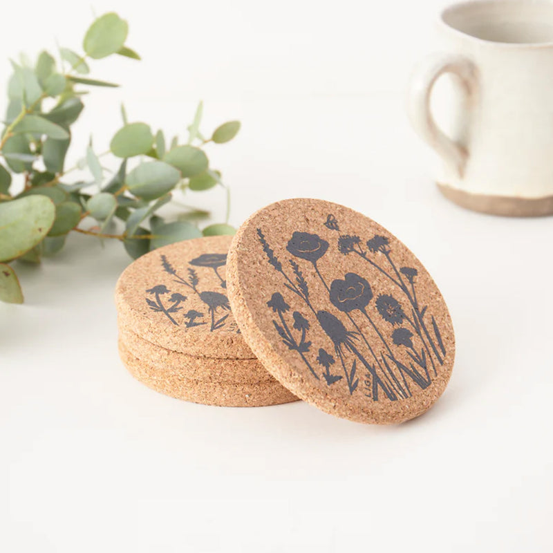 Liga cork coaster - Wildflower
