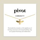 Made by Pivot Community pendant necklace