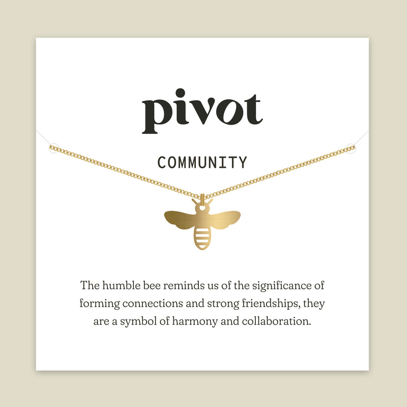 Made by Pivot Community pendant necklace