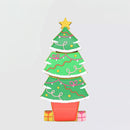 Biscuiteers Hand-Iced Christmas Tree Letterbox Biscuits, pack of 3