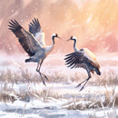 Dancing Cranes Christmas Cards