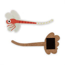 Festival friends wooden magnets
