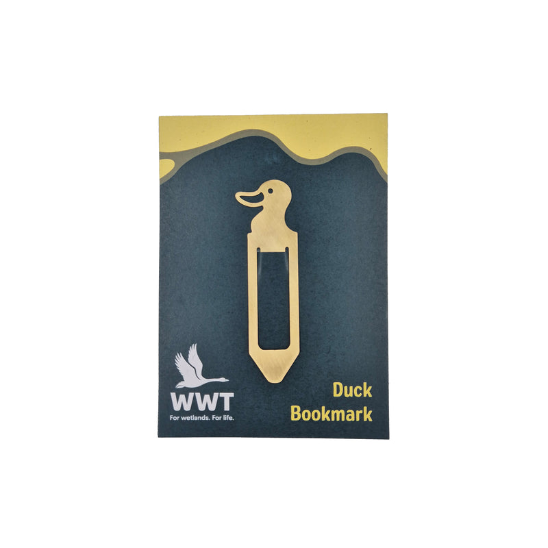 Duck brass bookmark - made by pivot