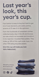 Circular&Co. reusable coffee cup - made from fabric waste 12oz