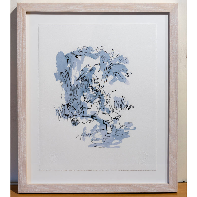 Quentin Blake: Drawn to Water Print, Feet in the Water