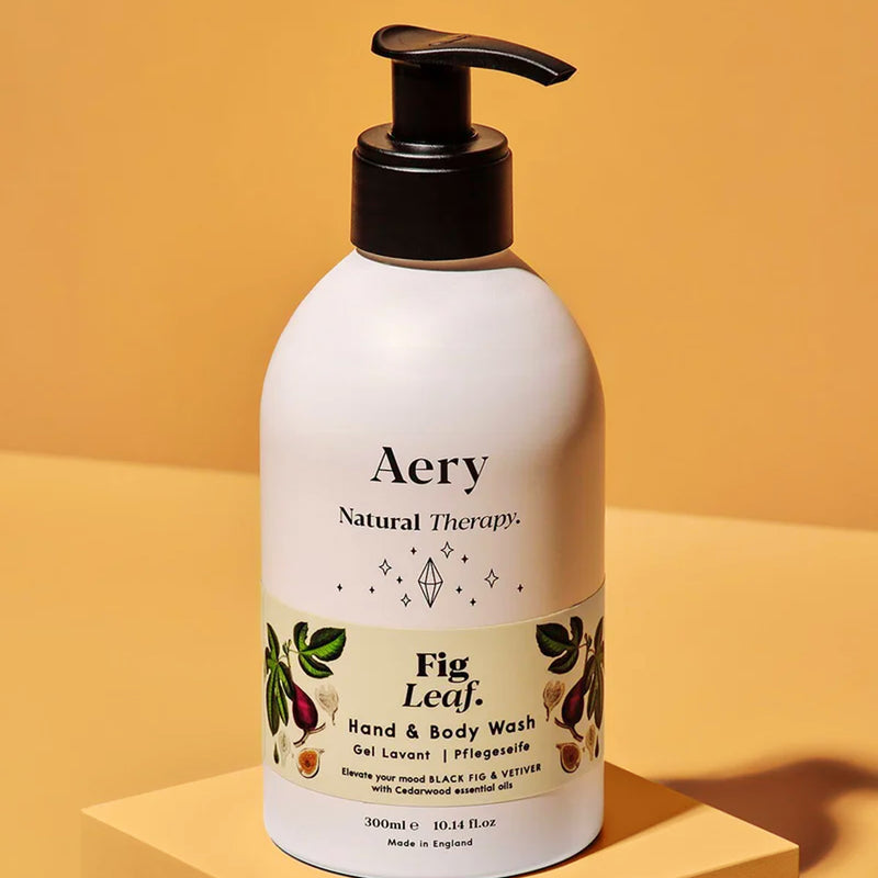 Aery fig leaf hand and body wash, Black fig vetiver and cedarwood