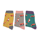Miss Sparrow ladies fox socks gift box
