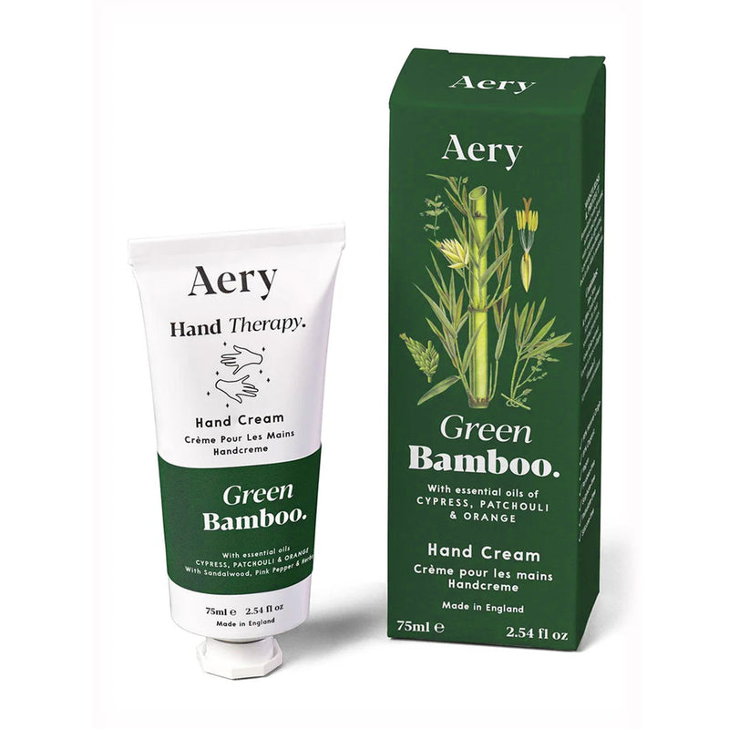 Green Bamboo hand cream, cypress patchouli and orange