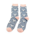 Miss sparrow ladies heron socks - denim