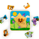 Honeybee layer puzzle