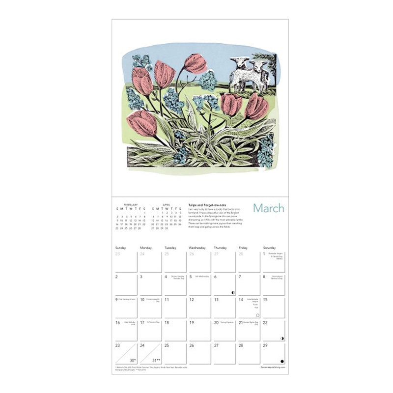 Angela Harding Mini Wall calendar 2025