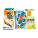 Elzy Kingfisher educational kit with packaging and materials on a white background