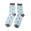 Mr Heron men’s kingfisher socks - light blue