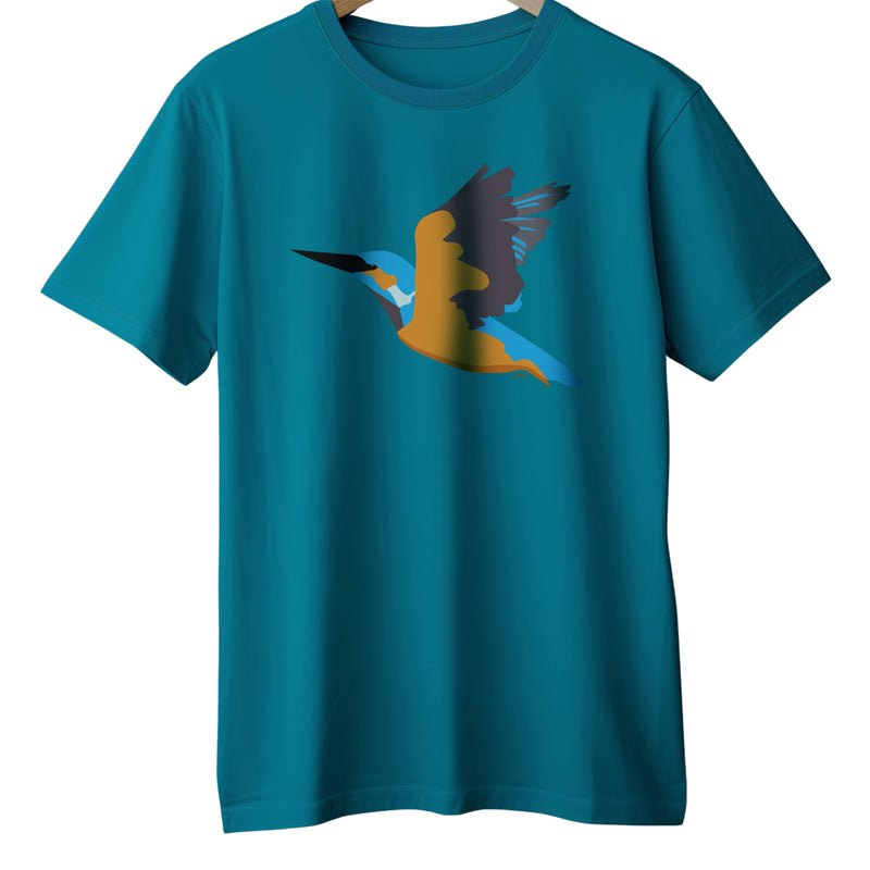 Adult Kingfisher T-shirt - Ocean Green