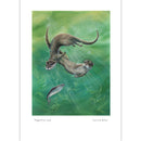 Summertime romp greeting card by Lorainne Auton