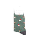 Mr Sparrow little robins socks - green