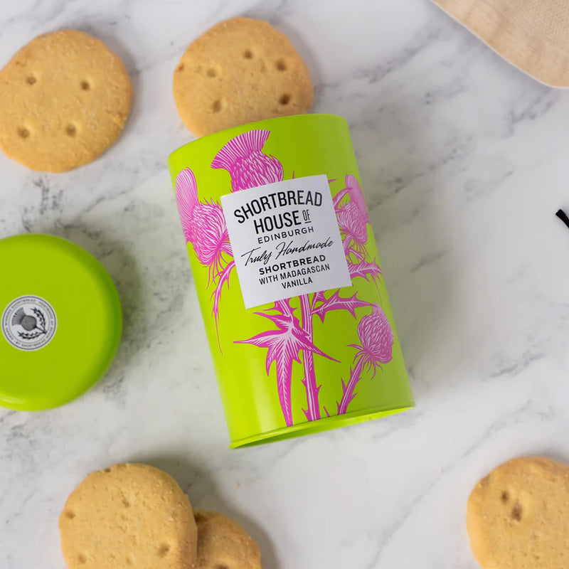 Handmade shortbread tin - Madagascan Vanilla