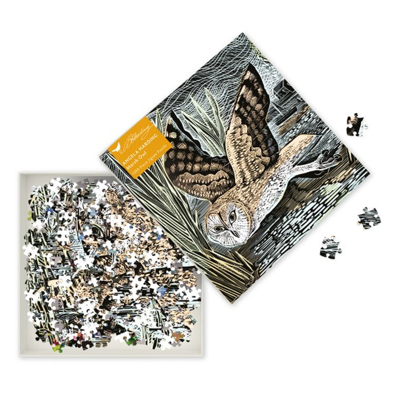 Angela Harding Marsh Owl Jigsaw Puzzle, 1000 piece