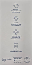 Circular&Co. reusable coffee cup - made from traceable marine plastic 12oz