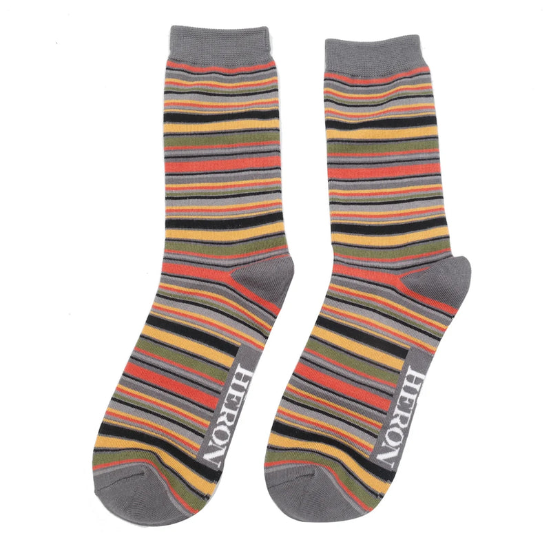 Men's stripes socks box