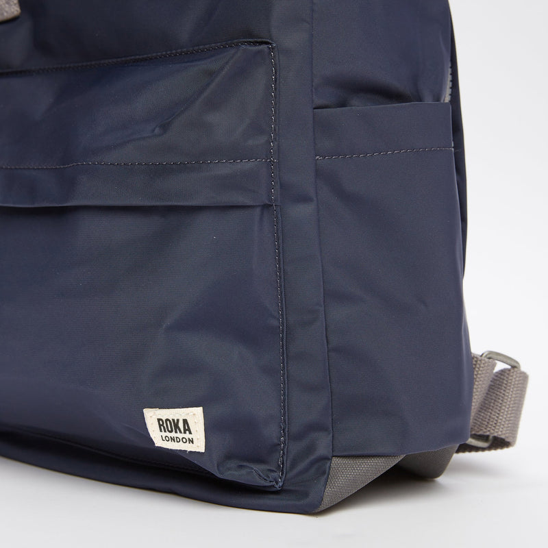 Roka London - Canfield B Midnight Recycled Nylon Bag