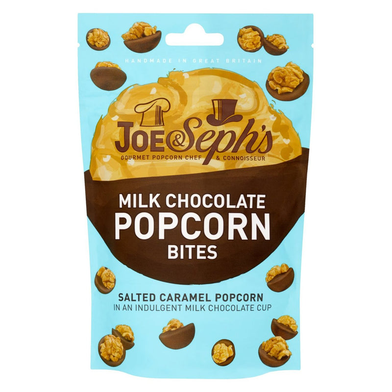 Joe and Seph's milk chocolate popcorn bites